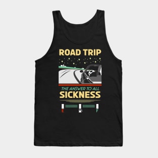 Retro Road trip the answer to all sickness 02 Tank Top